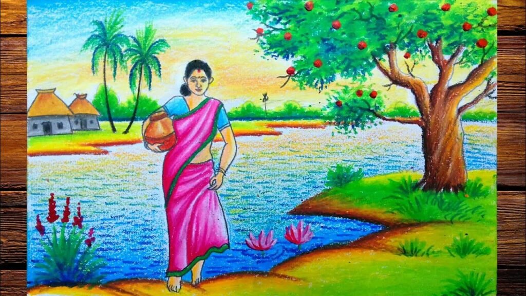 Beautiful:8rvl5ivla_A= Scenery Nature Drawing