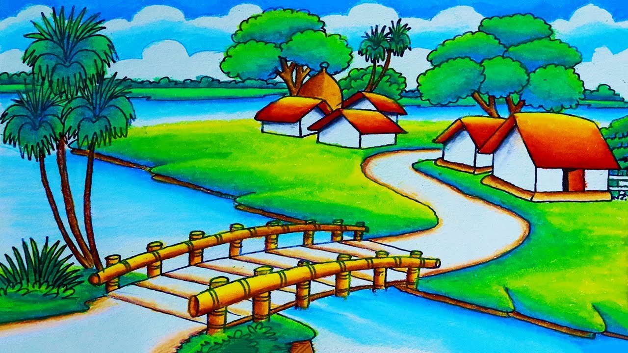 Beautiful:8rvl5ivla_A= Scenery Nature Drawing