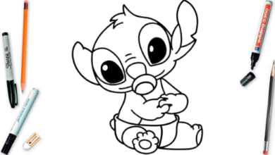 Disney:97sfigjc44c= Stitch Drawing